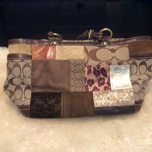 Coach patchwork purse